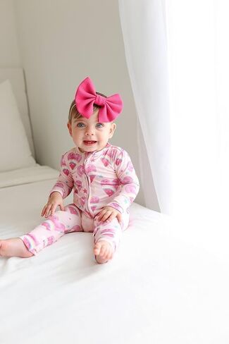 Posh Peanut Girls Convertible Baby Sleepers, Toddlers Footless Pajamas | True To Size Fit With 2-Way Zipper, Convertible Mittens/Footies With Grips, Tagless Gentle Comfort, Easy Care Wash in Kuwait