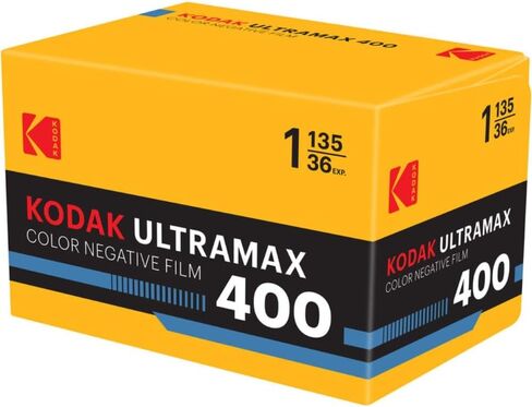 Kodak Eastman Ultramax 400 & Gold 200 35mm Color Negative Film (6 Rolls) | 36 Exposures per Roll with 3 Rolls of Ultramax 400 and 3 Rolls of Gold 200 + Microfiber Cloth in Kuwait