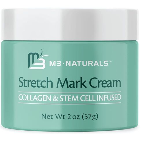 Stretch Mark Cream Infused with Collagen & Stem Cell Maternity Skincare Oil Removes Stretch Mark Prevention & Scar Remover Lotion Green Tea Extract & Raspberry Ketones by M3 in Kuwait