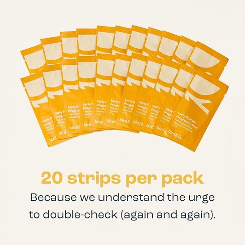 Bird&Be Pregnancy Test Strips for Early Detection (20-Strips Kit, FSA-Eligible) in Kuwait
