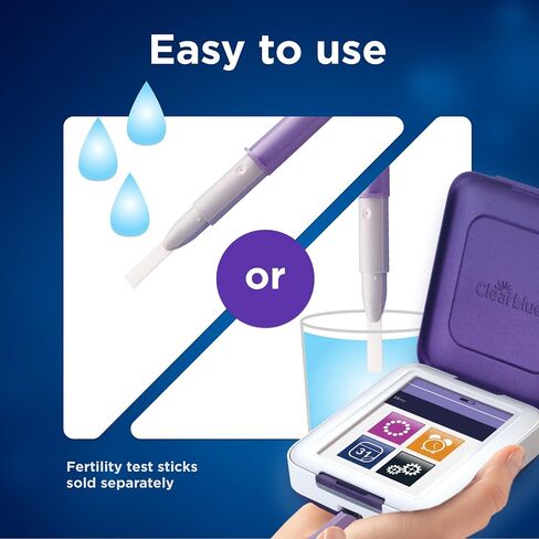 Clearblue Fertility Bundle: Fertility Monitor, 1 Touch-Screen Monitor, 1ct + Fertility Test Sticks, 30ct in Kuwait