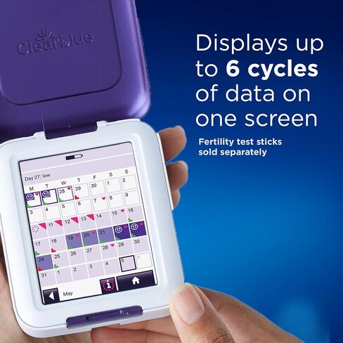 Clearblue Fertility Bundle: Fertility Monitor, 1 Touch-Screen Monitor, 1ct + Fertility Test Sticks, 30ct in Kuwait