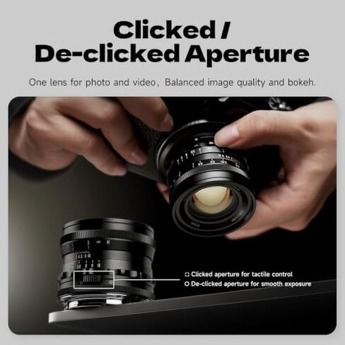 Brightin Star 35mm F1.4 MF Manual Focus Full Frame Lens for L Mount Black in Kuwait