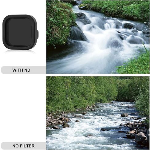 SOONSUN 4-Pack Lens Filter CPL ND8 ND16 ND32 Filter for GoPro Hero 12 11 10 9 Black, Neutral Density and Circular Polarizing Lens Filter Kit Protector for Go Pro Hero 9/10/11/12 Accessories in Kuwait