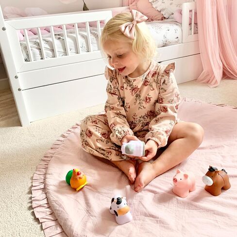 Melissa & Doug Pop Blocs Farm Animals Educational Baby Toy - 10 Linkable Pieces in Kuwait