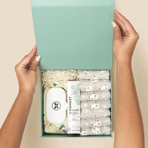 The Honest Company Gift Set, Size 1 Diapers, Baby Wipes, Rash Cream 2.5 oz in Kuwait