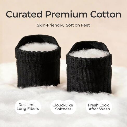 Non-Slip Baby Cotton Ankle Socks with Grippers for Toddler Walking | 0 Months-7 Years, Unisex for Infant Boys Girls Kids, Anti Skid Soles in Kuwait