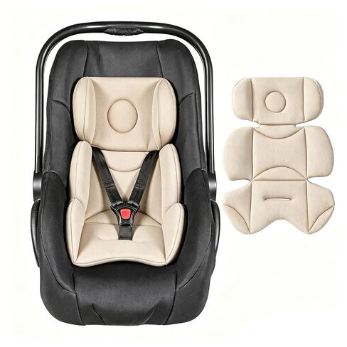 Infant Car Seat Insert, Breathable & Fold Baby Head & Body Support for Infant, Soft Mesh Car Seat Cushion in Kuwait