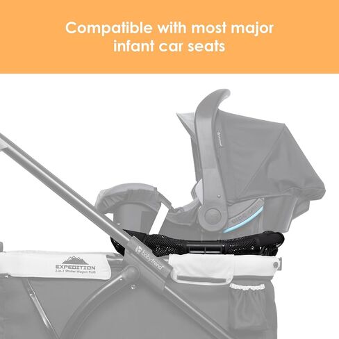 Baby Trend Stroller Wagon Infant Car Seat Adapter for Expedition, Tour and Navigator Wagons in Kuwait