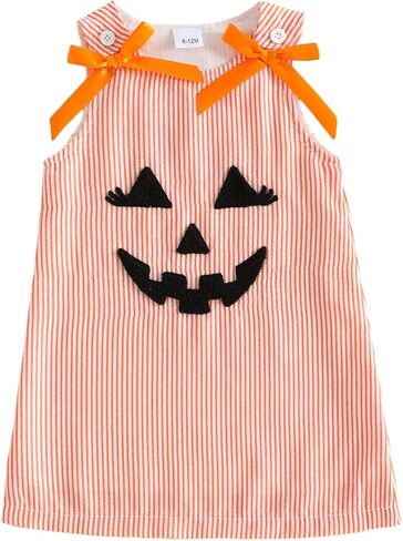 Toddler Girls Back to School Outfits Letters Embroidery Sleeveless A-line Dress Cute First Day of School Outfits in Kuwait