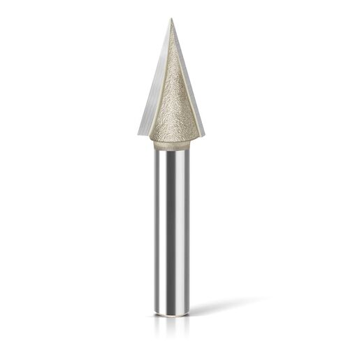 30°V Shape Bit with 1/4" Shank CNC Carbide V Groove Bit Engraving Router Bit for Lettering, Engraving in Kuwait