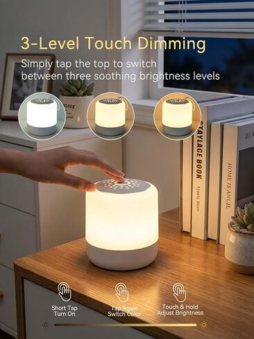 Night Light For Kids ,Touch LampSoft Dimmable Baby Night Light | portable night light, Sleep Aid Light for Breastfeeding, Adults, Bedroom & Indoor Outdoor Camping in Kuwait
