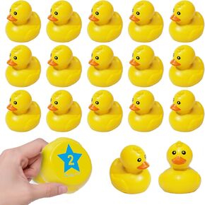 Duck Pond Matching Game Toys for Kids - 20 Plastic Ducks with Numbers,25" x 5" Kiddie Pool | Storage Bag, 2 Nets-Fun Memory Games - Water Outdoor Game for Children,Preschooler, Birthday Party Carnival in Saudi Arabia