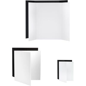 V-FLAT WORLD Tabletop V-Flat Light Reflectors for Photography - Food Photography & Product Photography Lighting Tool, Folding Light Reflector & Diffuser for Larger Items - 6 Pack - 3 Sizes in Kuwait