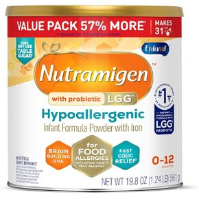 Enfamil, Nutramigen Hypoallergenic Baby Formula with Iron, Lactose Free, Colic Relief from Cow's Milk Allergy Starts in 24 Hours, Brain Building Dha, Probiotic LGG for Immune Support in Kuwait