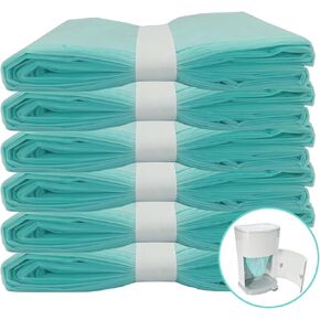 6 Pack Adult Diaper Disposal Liner Refills Compatible with Janibell Akord 280 Slim Adult Diaper Disposal System and Akord Slim Incontinence Disposal System(NOT Compatible with 330 pails) in Saudi Arabia