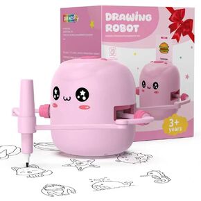 Drawing Robot for Kids, Voice Interactive Educational Drawing Robot, Montessori Painting Learning Toys with 150 Cards, Christmas Birthday Party Gift for 3 4 5 6 7 8 Years Old Girls Boys in Saudi Arabia