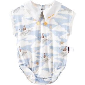 Baby Romper for Boys & Girls, 92% Modal + 8% Spandex Newborn Short Sleeve Jumpsuit, Breathable Summer Outfit Clothes in Kuwait