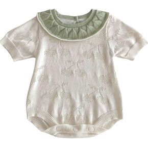 Baby Girls Rompers 242H01 (Beige, 3-6 Months) 242H01-M-66 in Kuwait