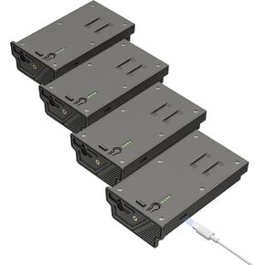4-Pack Solar-Ready Lipo Battery for Tactacam Reveal Trail Cameras | LED Power Meter - Compatible with X Gen 3/2.0/X Pro/X Ultra/SK/XB in Saudi Arabia