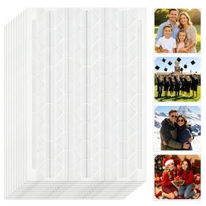 1020 PCS Photo Corners Self Adhesive, Clear Photo Corners for Scrapbooking, 10 Sheets Photo Corner Stickers for Photo Albums, Journals, Memory Books & DIY Crafts in Saudi Arabia