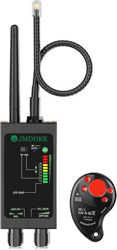 JMDHKK M8000 Hidden Camera Detector, Bug Detector,Camera Finder, Signal Detector for Hotels, Travels, Vehicles, Offices, Public Fitting Rooms (Silver) in Kuwait