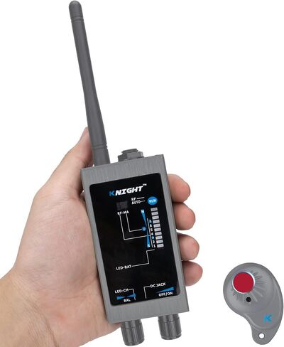 KT-9000 Premium Hidden Devices Detector by Knight Electronics - Hidden Camera Detectors RF Detector & Bug Detector | Hidden Camera Finder for GPS Tracking/Radio Frequency Signal Detection Anti Spy in Kuwait