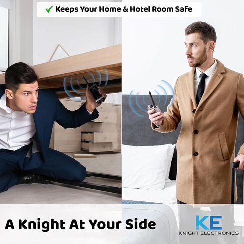 KT-9000 Premium Hidden Devices Detector by Knight Electronics - Hidden Camera Detectors RF Detector & Bug Detector | Hidden Camera Finder for GPS Tracking/Radio Frequency Signal Detection Anti Spy in Kuwait