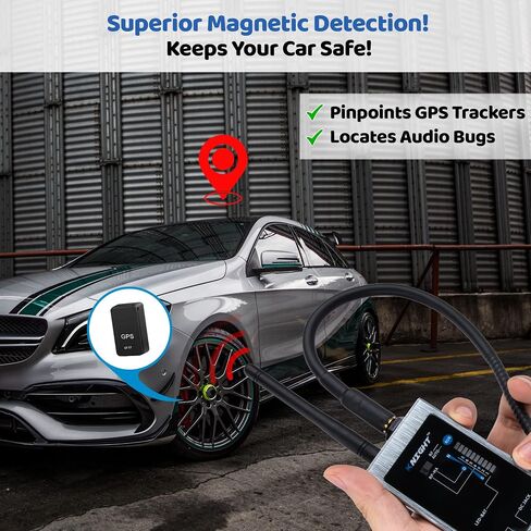 KT-9000 Premium Hidden Devices Detector by Knight Electronics - Hidden Camera Detectors RF Detector & Bug Detector | Hidden Camera Finder for GPS Tracking/Radio Frequency Signal Detection Anti Spy in Kuwait