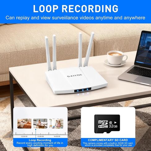 Home 4G Wireless Camera, Mini Indoor Security Cam, Small WiFi Cameras in Kuwait