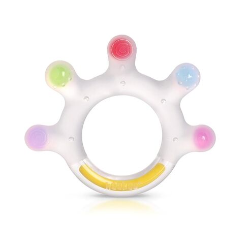 Haakaa Dinky Digits Palm Teether, Baby Teething Toys, Food Grade Silicone Teethers for Babies 0-6 Months/6-12 Months, BPA Free Teething Relief Baby Chew Toys in Kuwait