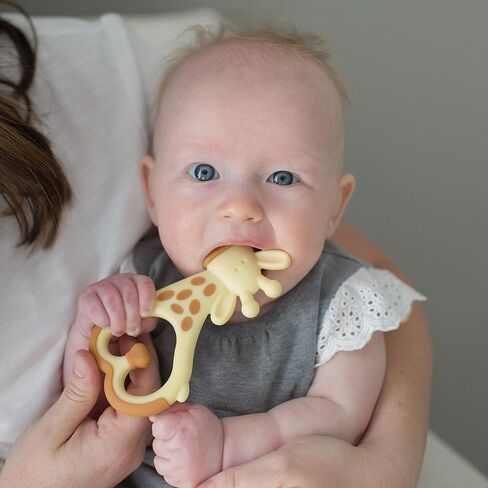 Dr. Brown's Ridgees Giraffe, Massaging Baby Teether, Designed by a Pediatric Dentist, BPA Free, 3m+ in Kuwait