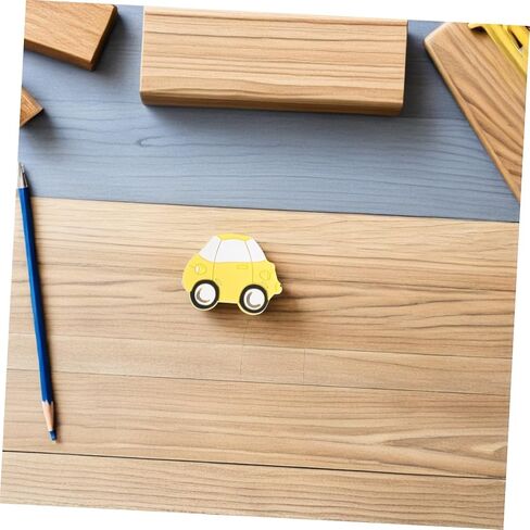 BESPORTBLE 2pcs Yellow Cartoon Car Cabinet Knobs for Furniture Drawer Pulls, Wardrobe Handles with Screws for Nursery Room Bedroom Decor in Kuwait
