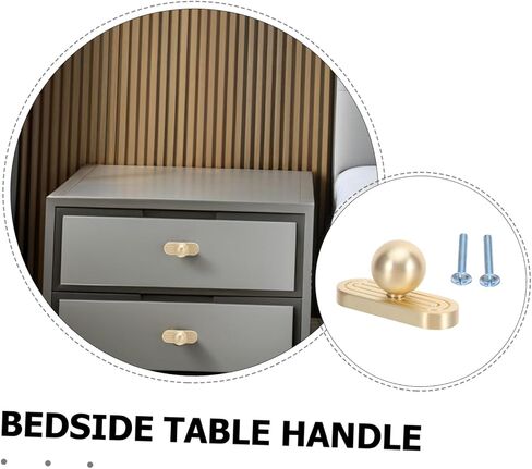 2pcs Zinc Alloy Furniture Handles with Scratch-Resistant Finish and Nonslip Hold, Retro Vintage Style Drawer Knobs for Bedroom and Bathroom Bedside Tables in Kuwait