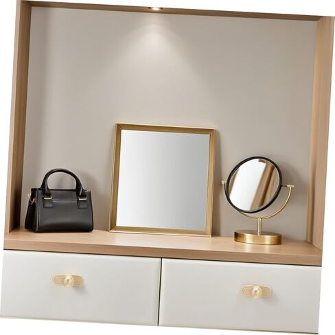 Drawer Handles Secure Grip 2pcs with Backplate Zinc Alloy Retro and Enduring Shine, Elegant Vintage Style for Cabinets and Drawers for Furniture Renovation and Bathroom Upgrade in Kuwait