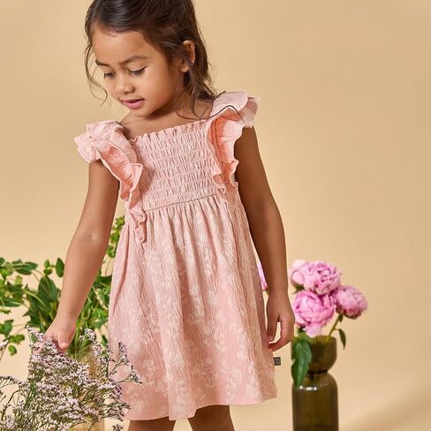 MODERNMOMENTS Baby Girls' Smocked Ruffle Dress in Kuwait