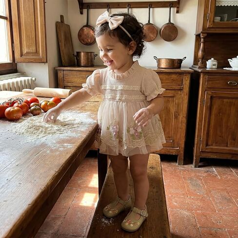 Newborn Infant Baby Girl Summer Clothes Tulle Romper Dress Outfits in Kuwait