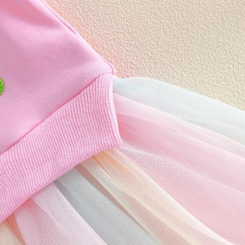 6 Month to 5 Years Old Toddler Girls Birthday Dress Cute Letter Tulle Dress One Piece Baby Birthday Outfit in Kuwait