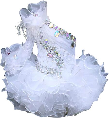 Jenniferwu G068 Infant Toddler Baby Newborn Little Girl's Pageant Party Birthday Dress in Kuwait