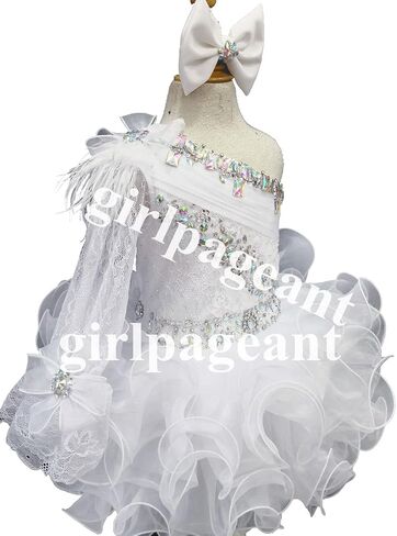 Jenniferwu G068 Infant Toddler Baby Newborn Little Girl's Pageant Party Birthday Dress in Kuwait