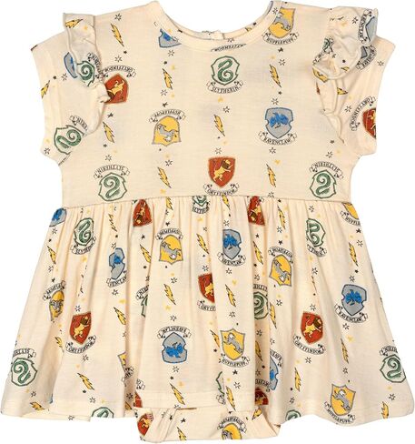 Harry Potter Baby Girls' Short Sleeve Flutter Bodysuit Dress Newborn to Infant in Kuwait