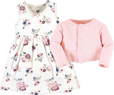 Hudson Baby Girls Quilted Cardigan and Dress in Kuwait