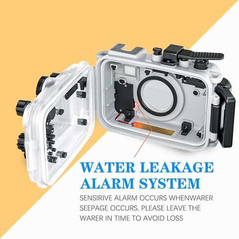 Seafrogs TG-7 Underwater Camera Housing Case + 67mm Dome Port Lens & Red Filter Bundle | 195ft/60m Waterproof Dive Kit for Olympus OM System Tough TG-7 in Kuwait