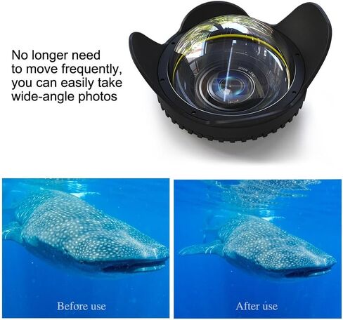 Seafrogs TG-7 Underwater Camera Housing Case + 67mm Dome Port Lens & Red Filter Bundle | 195ft/60m Waterproof Dive Kit for Olympus OM System Tough TG-7 in Kuwait