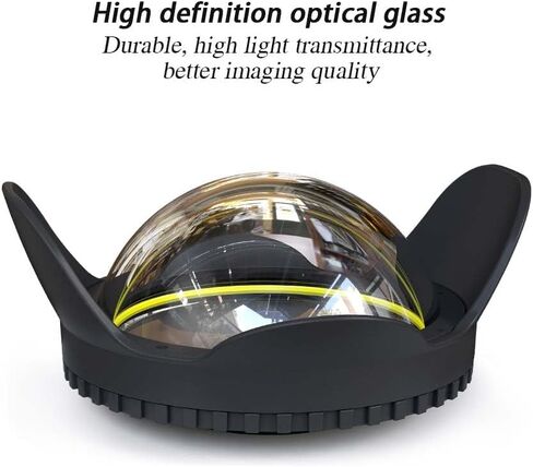 Seafrogs TG-7 Underwater Camera Housing Case + 67mm Dome Port Lens & Red Filter Bundle | 195ft/60m Waterproof Dive Kit for Olympus OM System Tough TG-7 in Kuwait