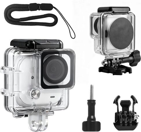 FitStill Waterproof Diving Case Only for Insta 360 Go Ultra Single Camera,164FT/50M Underwater Shell Anti-Scratch Invisible Dive Protective Cover Housing with Bracket Mount Accessory in Kuwait