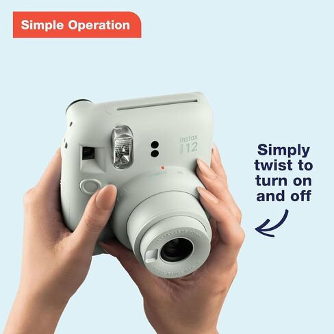 Fujifilm Instax Mini 12 Instant Camera - Olive Green in Kuwait