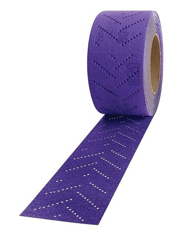 3M Cubitron II Hookit Abrasive Sheet Roll, 34450, Multi-Hole, 70 mm x 12 m, 400+ Grade, Automotive Sanding Roll Sandpaper for Coating Removal, Body Repair, Auto Sanding | 1 Roll, Multi-Hole, for Coating Removal, Body Repair, Auto Sanding in Kuwait