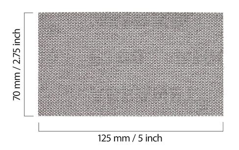 Mirka Abranet Net Sheets / 2.75 x 5 inch/Assortment 1 of Each Grit 80, 100, 120, 150, 180, 220, 320, 400, 600 / Mesh Sandpaper Sanding Sheet Hook and Loop / 9 pcs / ‎9A-241-APRP | Assorted, Sandpaper Sanding Sheet, Hook and Loop, 9pcs 9A-149-APRP in Kuwait