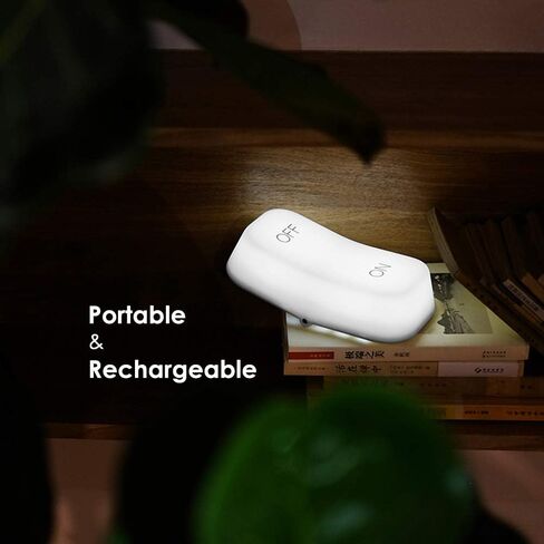 DesignNest On-Off lamp, Easy Switch LED Night Light, Gravity Sensor, 2 Light Levels, USB, Portable Rechargeable Bedside Table Nightstand Dorm Decor, BabyShower, Breastfeading Gift (Soft Warm) in Kuwait